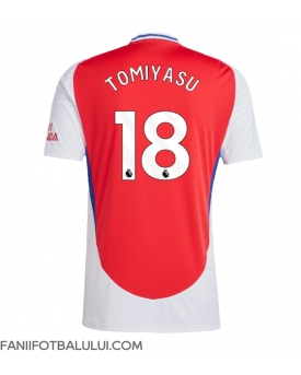 Arsenal Takehiro Tomiyasu #18 Tricou Fotbal Replică 2024-25 Barbati Acasa